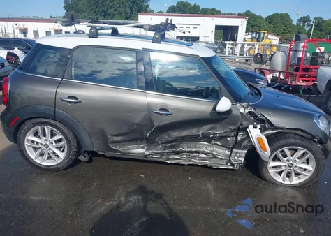 2013 Mini Countryman Cooper from USA, damaged, VIN WMWZB3C54DWM31662